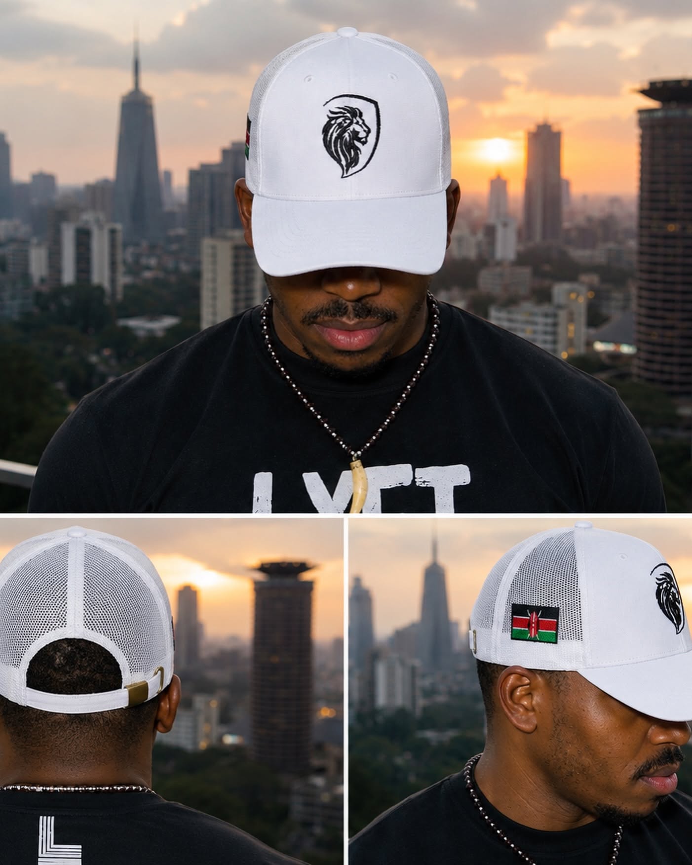White Lyft Trucker Cap