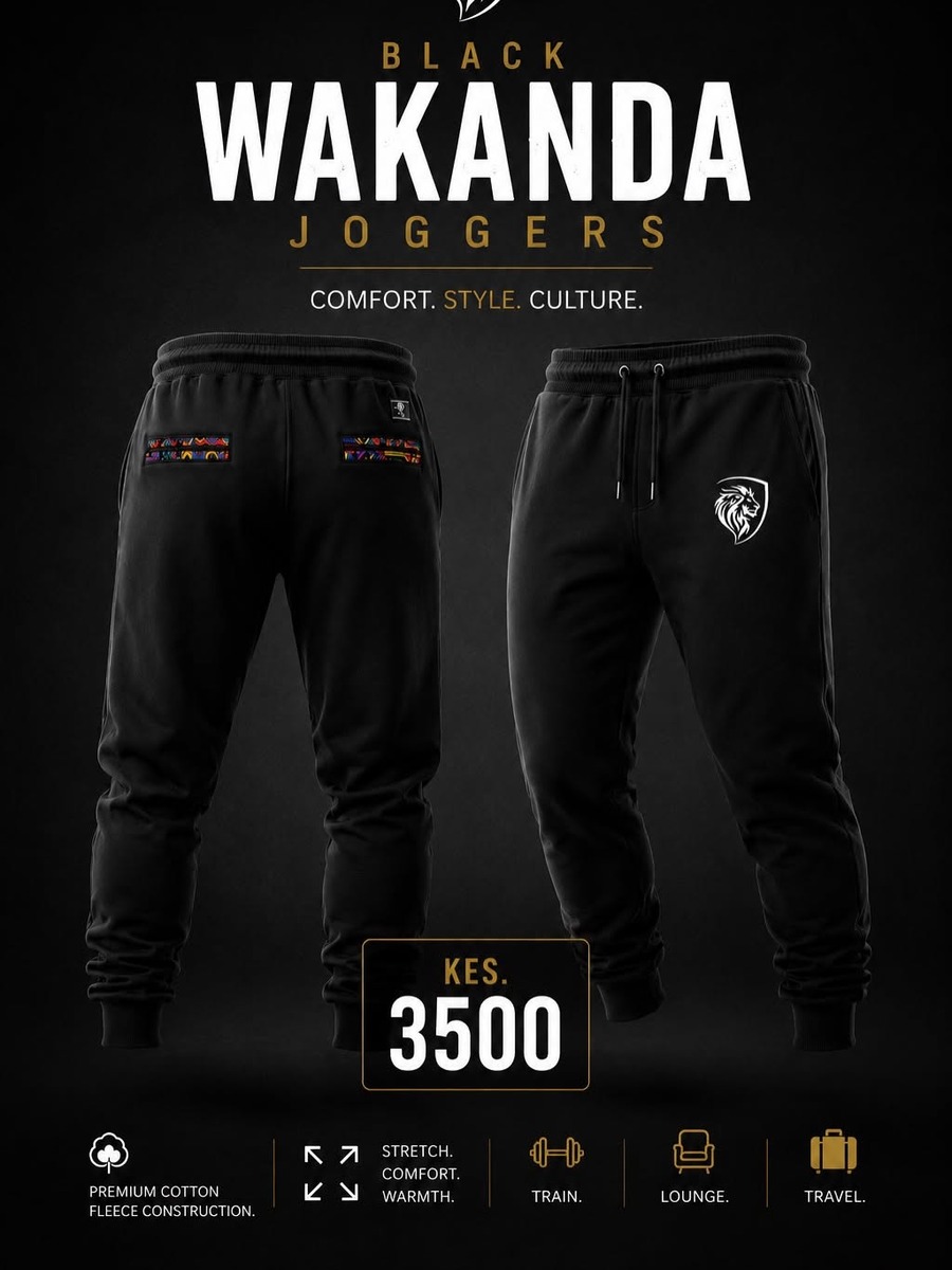 Wakanda joggers