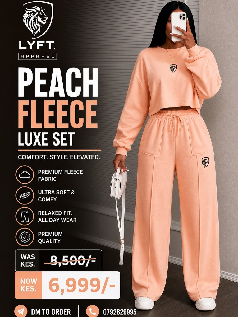 peach fleece
